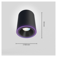 Calex Smart Halo Spot LED bodové svetlá, čierna