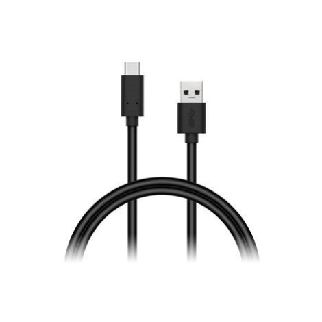CONNECT IT Wirez USB C (Type C) - USB, tok prúdu až 3A!, Čierny, 0,5 m