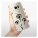 Silikónové puzdro iSaprio - Three Dandelions - black - Samsung Galaxy S7