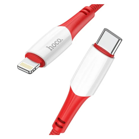 Kábel HOCO Ferry X70, USB-C na Lightning 8-pin PD20W, 1m, červený