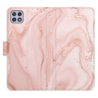 Flipové puzdro iSaprio - RoseGold Marble - Samsung Galaxy A22 5G