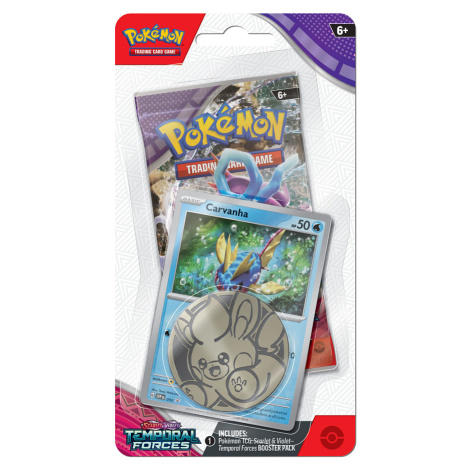 Nintendo Pokémon TCG: SV05 Temporal Forces - Checklane Blister Varianta: Carvanha