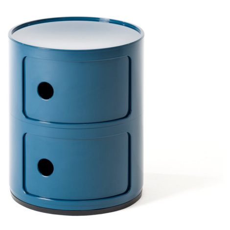 Stolík s úložným priestorom Componibili 4966, 2 úložné diely, viac farieb Farba: modrá Kartell