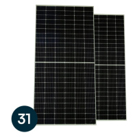 Sada solárnych panelov 12,7kW (31x410W 35mm) (V-TAC)