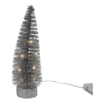 HIT Vianočná dekorácia s časovačom 15LED stromček 26cm