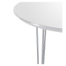 Rozkladací jedálenský stôl s bielou doskou 105x170 cm Elegant – Tomasucci