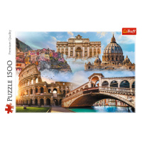 Trefl Puzzle 1500 - Obľúbené miesta: Taliansko