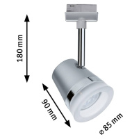 Paulmann URail Cone, ZigBee, CCT, matný chróm