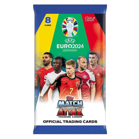 Futbalové karty Topps Match Attax UEFA EURO 2024 Booster Pack