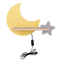 Žlté detské svietidlo Moon - Candellux Lighting