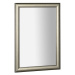 VALERIA zrkadlo v drevenom ráme 580x780mm, platina NL393