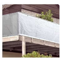 Biela plastová balkónová zástena 500x90 cm - Garden Pleasure