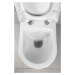 AQUALINE - NERA závesná WC misa, 35,5x50cm, biela NS952