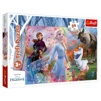 Trefl Puzzle 24 Maxi Hľadanie dobrodružstiev  Disney Frozen 2