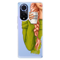 Odolné silikónové puzdro iSaprio - My Coffe and Redhead Girl - Huawei Nova 9