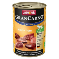 Animonda dog konzerva Gran Carno Hovädzie + Morka - 400g