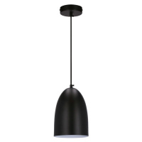 Čierne závesné svietidlo s kovovým tienidlom ø 14 cm Icaro - Candellux Lighting