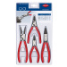 KNIPEX Kliešte na poistné krúžky - sada 4ks 002003V02