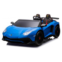 mamido Detské elektrické autíčko Lamborghini Aventador SV modré