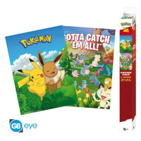 Set 2 plagátov Pokémon - Environments (52x38 cm)