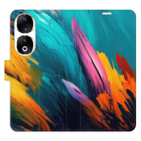Flipové puzdro iSaprio - Orange Paint 02 - Honor 90 5G