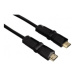 Hama 122111 HDMI kábel vidlica - vidlica, otočné vidlice (2 osi), pozlátený, 3*, 3 m