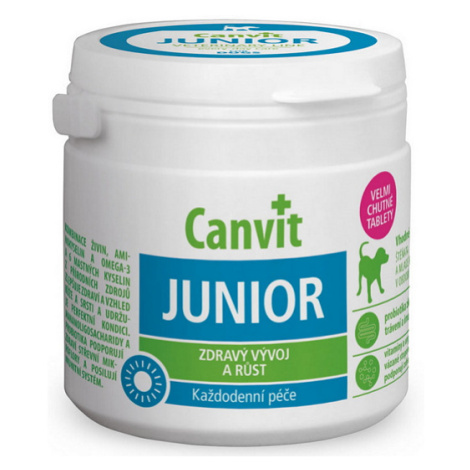 Canvit Junior tablety pre šteňatá a mladé psy v období rastu 100 tbl 100g