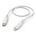 Hama 201574 MFi USB-C Lightning kábel pre Apple, 1,5 m Flexible,silikónový, biely