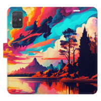 Flipové puzdro iSaprio - Colorful Mountains 02 - Samsung Galaxy A71