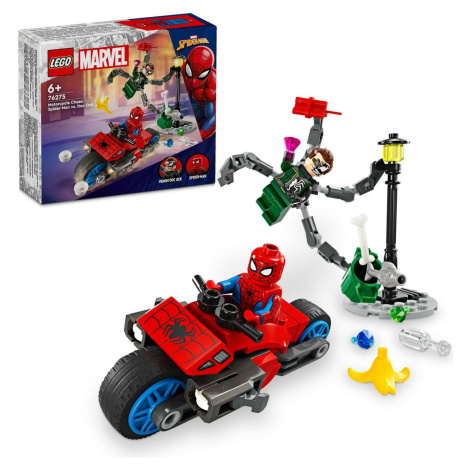 LEGO® Marvel 76275 Naháňačka na motorke: Spider-Man vs. Doc Ock
