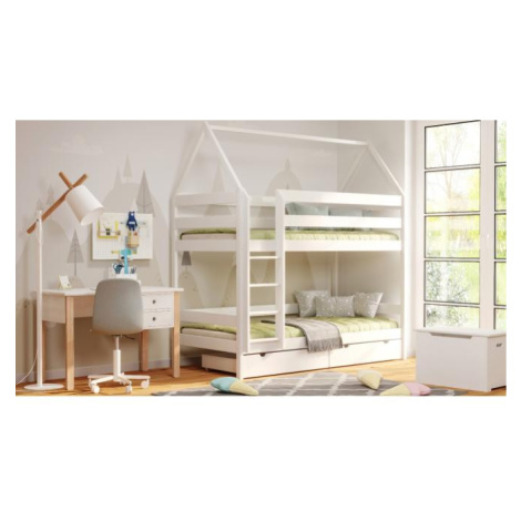 Poschodová detská posteľ - 190x90 cm