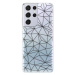 Odolné silikónové puzdro iSaprio - Abstract Triangles 03 - black - Samsung Galaxy S21 Ultra