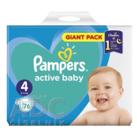 PAMPERS active baby Giant Pack 4 Maxi