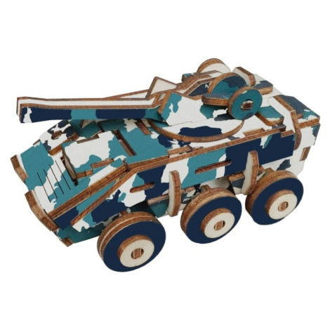 Woodcraft Drevené 3D puzzle Obrnené vozidlo