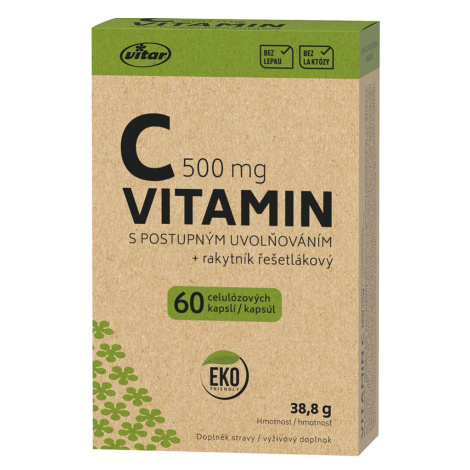 VITAR EKO Vitamín C 500 mg + rakytník 60 kapsúl Vitar Veteriane