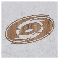 Drevený obraz - Logo Carolina Hurricanes