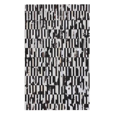KONDELA Typ 6 kožený koberec 201x300 cm vzor patchwork Tempo Kondela