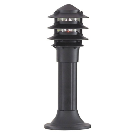 Soklové svietidlo Pagoda z hliníka, IP44 Searchlight