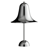 Prenosná stolová LED lampa VERPAN Pantop, chrómová farba