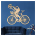 Darček pre cyklistu - Drevený obraz na stenu, Javor