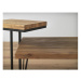 Konzolový stolík s doskou z brestového dreva Geese Lorena, výška 83 cm