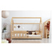 Domčeková detská posteľ z borovicového dreva 120x200 cm Mila MBP - Adeko
