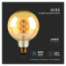 Žiarovka LED Filament E27 4,8W, 1800K, 280lm, G125 VT-2085 (V-TAC)