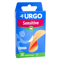 URGO Sensitive Stretch Náplasť antiseptická, citlivá pokožka, 3 veľkosti 20 ks