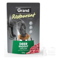 GRAND kaps. deluxe pes Reštaurácia. 100% jelenie ragú 300g + Množstevná zľava