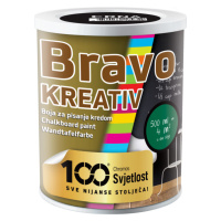 BRAVO KREATIV - Tabuľová farba 0,5 l cierna