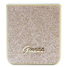 Guess PC/TPU Glitter Flakes Metal Logo Zadný Kryt pre Samsung Galaxy Z Flip 5 Gold