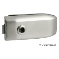 CT - 6000 Kovanie na sklenené dvere kovanie s WC kľúčom, CT - SER001WC-3B