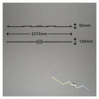 Stropné svietidlo LED B smart, stmievateľné CCT, 227 x 12 cm