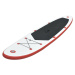 vidaXL Stand up paddleboard SUP, nafukovací, červeno biely